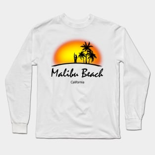 Malibu Beach Long Sleeve T-Shirt